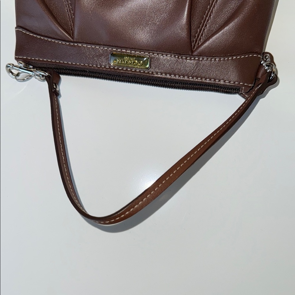 Coach Leather Wristlet  Brown - Picture 7 of 9